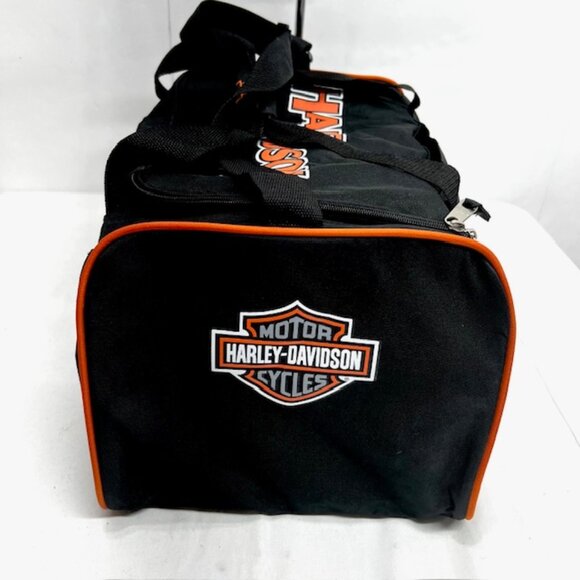 Collection Harley-Davidson 18 x9x11 Duffel Shoulder Bag Travel Gym+2 Lg T-Shirt - Picture 3 of 11
